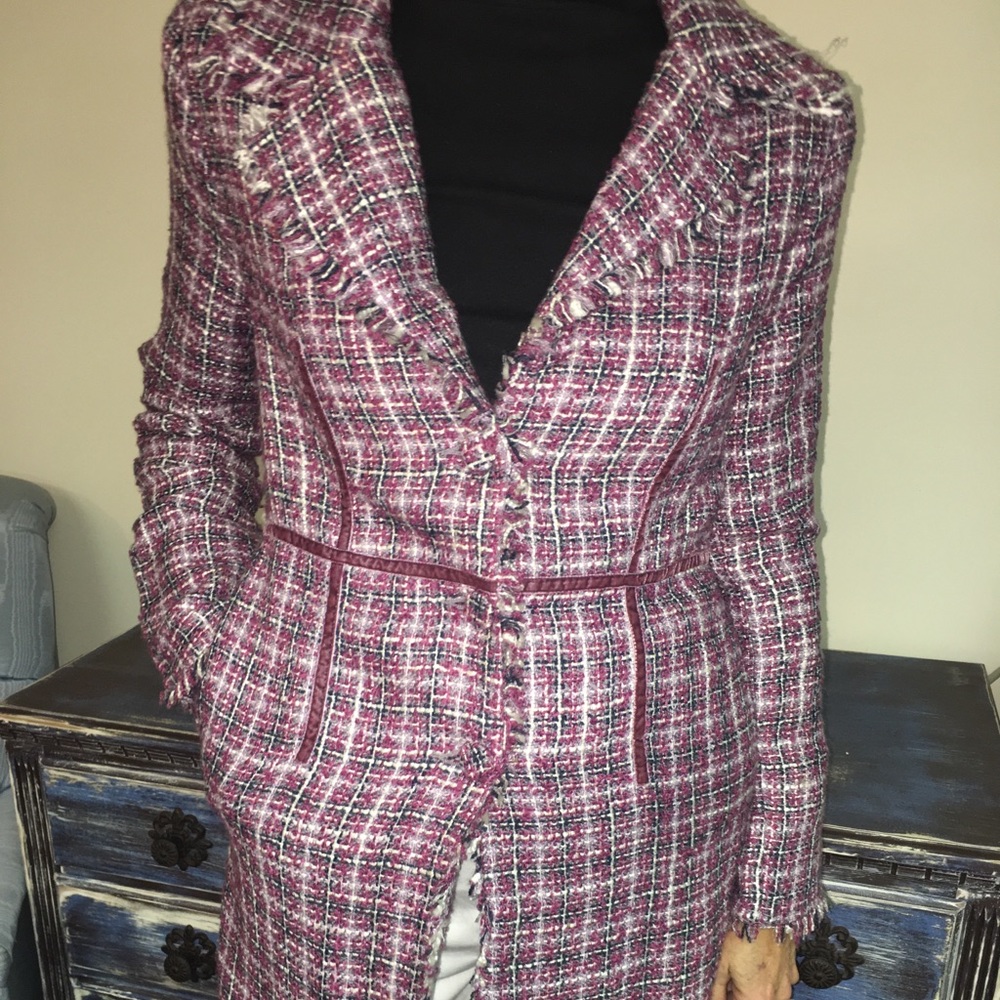 Tweed pea coat